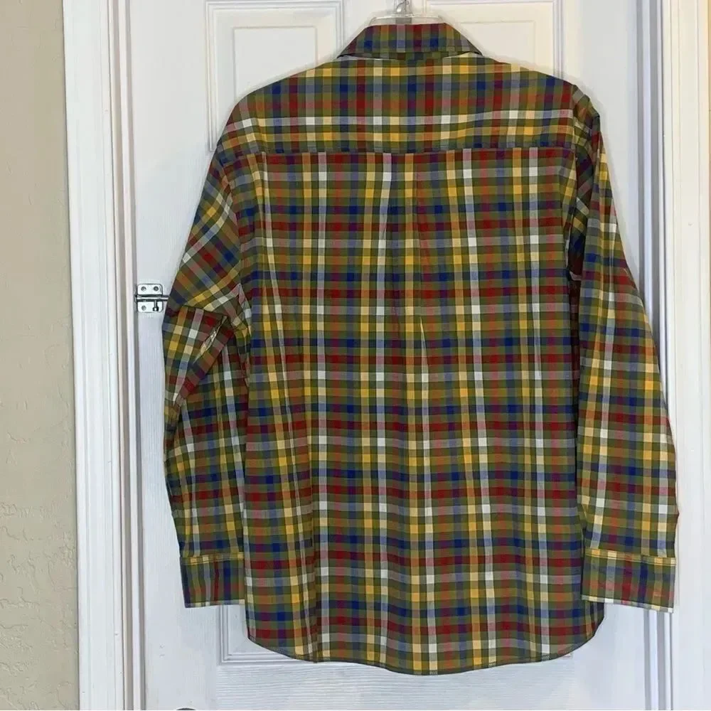 Clearwater Outfitters Shirt Men's Long Sleeve Multicolor Plaid Button-Up Size XL